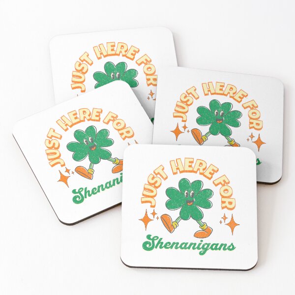 Item preview, Here For Shenanigans St Patricks Day designed and sold by CandyDroidMerch.