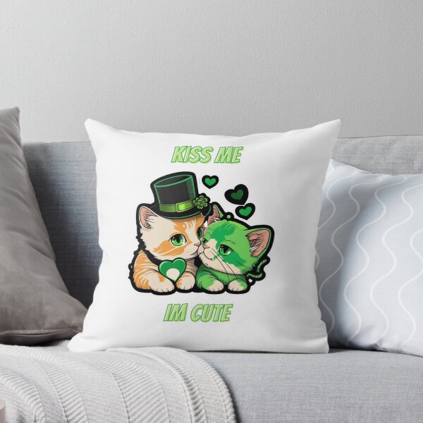Item preview, St-patrick kissing cat designed and sold by livamedesign.