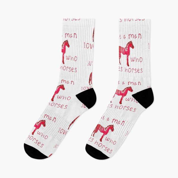 Item preview, Just a man who loves horses designed and sold by kinpirks.