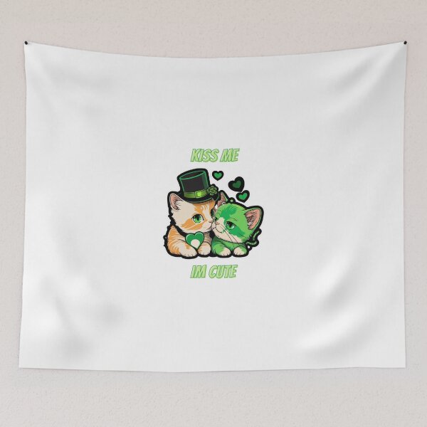 Item preview, St-patrick kissing cat designed and sold by livamedesign.
