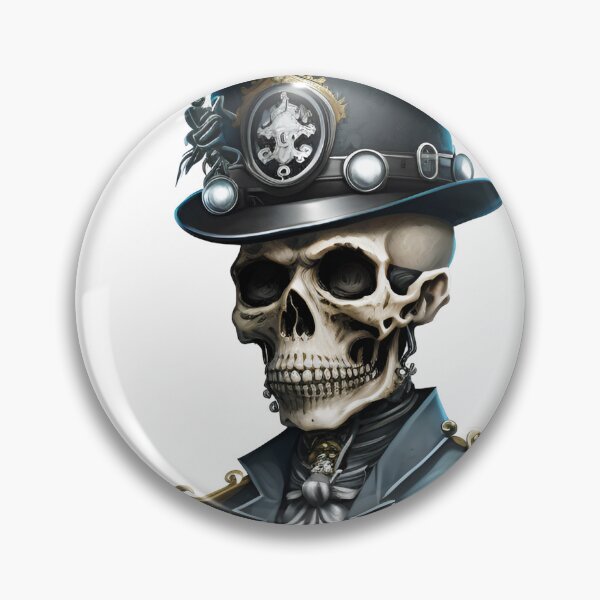 Item preview, The Skull Police Man designed and sold by SteampunkPlaza.