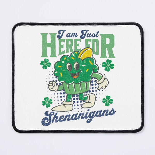 Item preview, Here For Shenanigans St Patricks Day designed and sold by CandyDroidMerch.