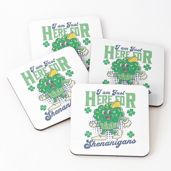 Item preview, Here For Shenanigans St Patricks Day designed and sold by CandyDroidMerch.