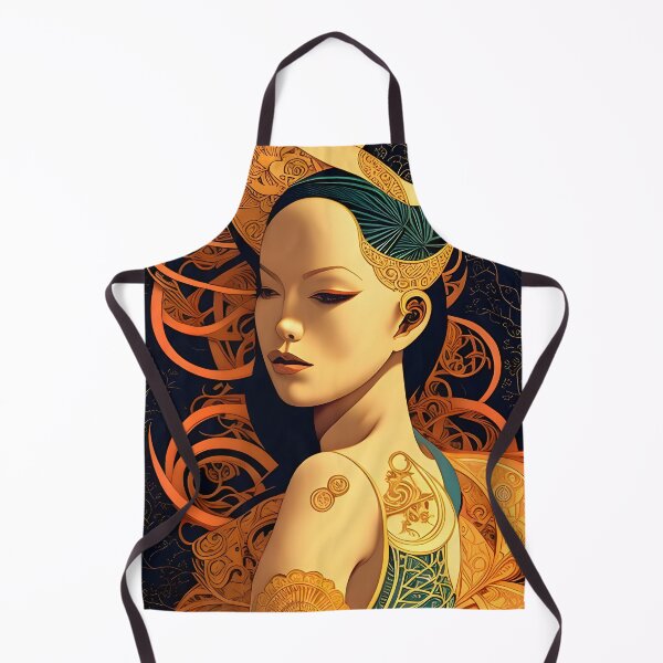 Item preview, Narada - Woman in mechanical geometric art style designed and sold by Djantrix.