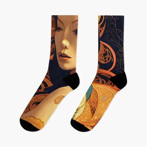 Item preview, Narada - Woman in mechanical geometric art style designed and sold by Djantrix.