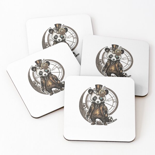 Item preview, Panda Bear Steampage Cartoon designed and sold by sbachstroem.
