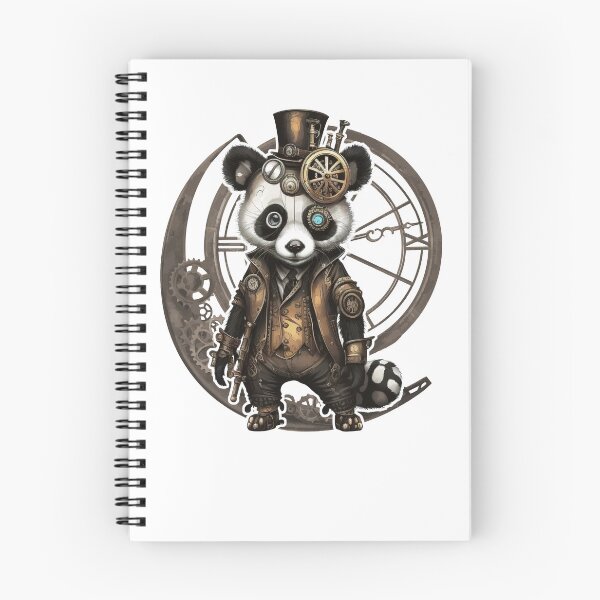 Item preview, Panda Bear Steampage Cartoon designed and sold by sbachstroem.