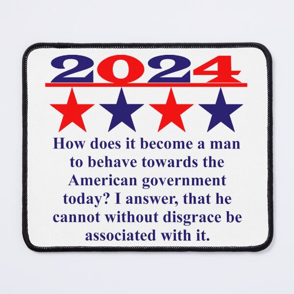 Item preview, How Does It Become A Man - Political Quote  designed and sold by CrankyOldDude.