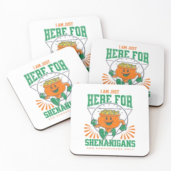 Item preview, Here For Shenanigans St Patricks Day designed and sold by CandyDroidMerch.