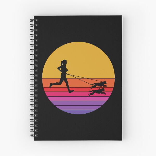 Item preview, Canicross Trail Running Dog Sport Outdoor Retro Vintage designed and sold by CuteDesigns1.