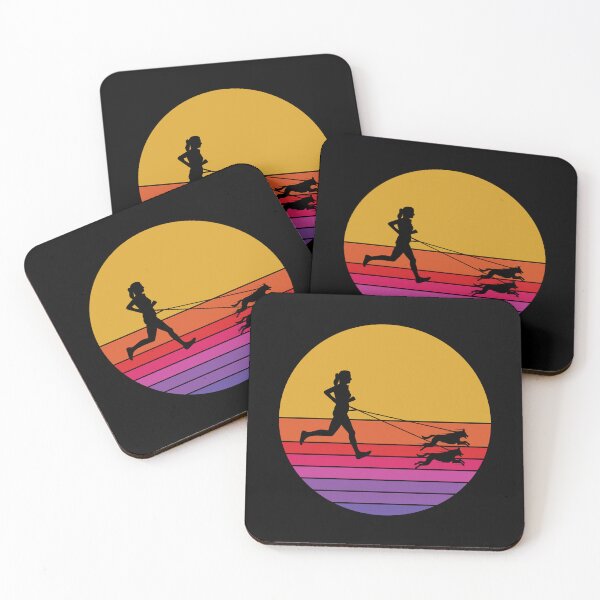 Item preview, Canicross Trail Running Dog Sport Outdoor Retro Vintage designed and sold by CuteDesigns1.