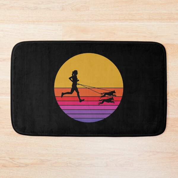 Item preview, Canicross Trail Running Dog Sport Outdoor Retro Vintage designed and sold by CuteDesigns1.