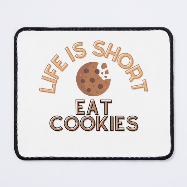 Item preview, Life is short, eat Cookies, baking, T-shirt designed and sold by pixeldizajn.