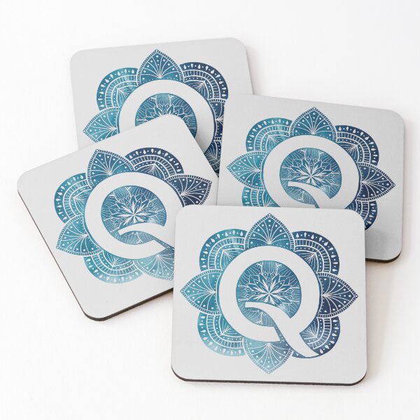 Item preview, Letter Q Mandala Monogram designed and sold by BuBuchi.