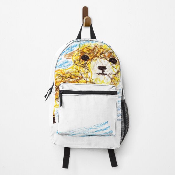 Item preview, Yellow sheep on light blue background designed and sold by MadeBySicilian.