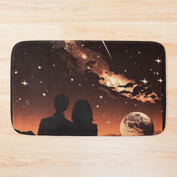 Item preview, couple watching  a shooting star   designed and sold by via-colab.