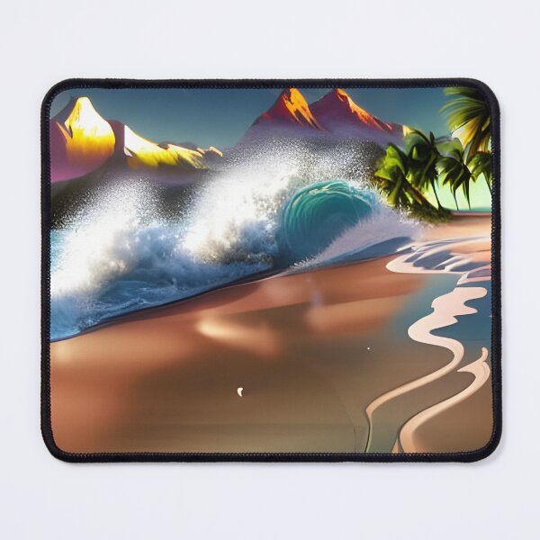 Item preview, Waves rolling onto Beach designed and sold by AuroraSpringer.