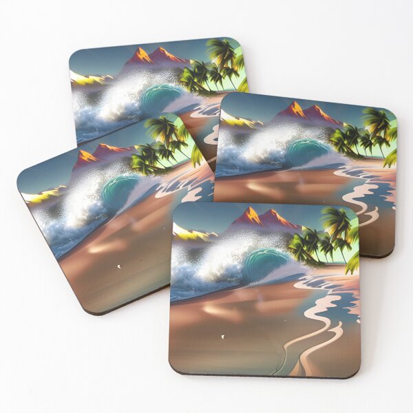 Item preview, Waves rolling onto Beach designed and sold by AuroraSpringer.