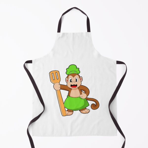 Aperçu de l'œuvre Monkey Cook Spatula créée et vendue par Snabdesign84.
