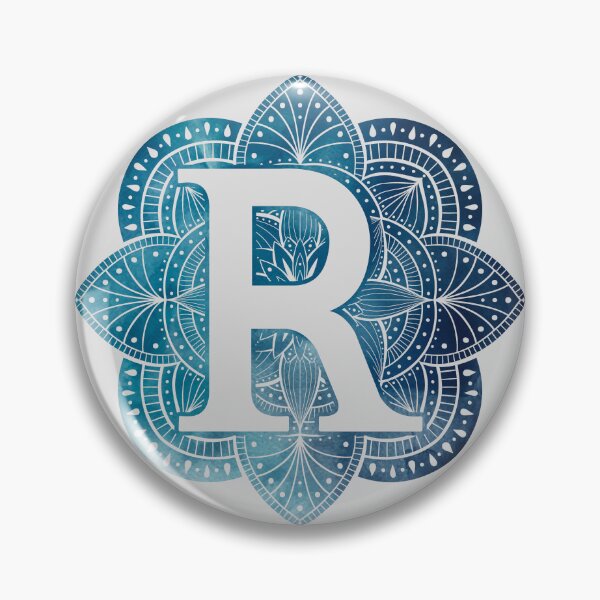 Item preview, Letter R Mandala Monogram designed and sold by BuBuchi.