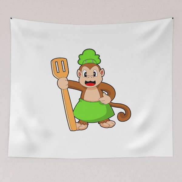 Item preview, Monkey Cook Spatula designed and sold by Snabdesign84.