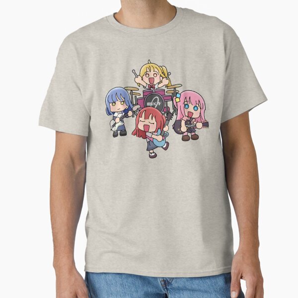 Aperçu de l'œuvre Bocchi Le Rocher Chibi Art créée et vendue par T-TEES Clothing.
