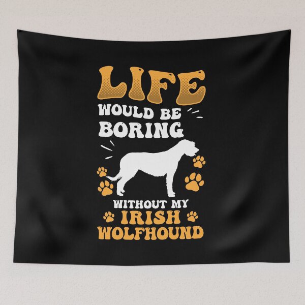 Item preview, Boring Irish Wolfhound Ireland Greyhound designed and sold by madgrfx.