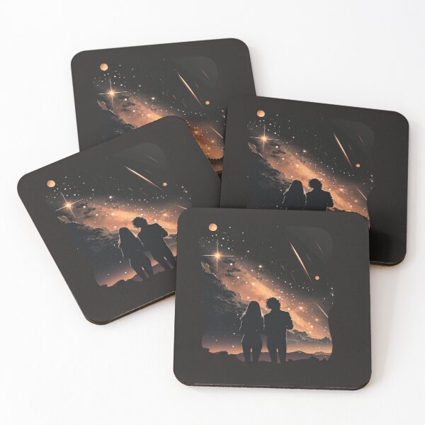 Item preview, couple watching a shooting star designed and sold by via-colab.