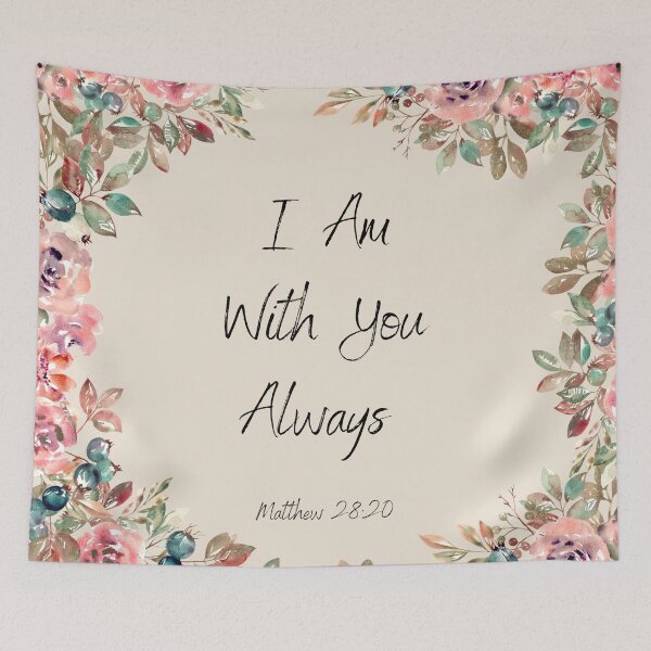 Item preview, Bible Verse- I Am With You Always designed and sold by Pris25.