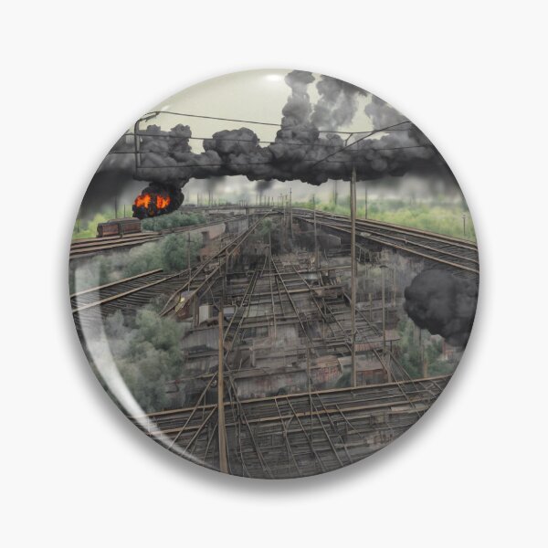 Item preview, Smoky Train Wreck Disaster designed and sold by Kroop.