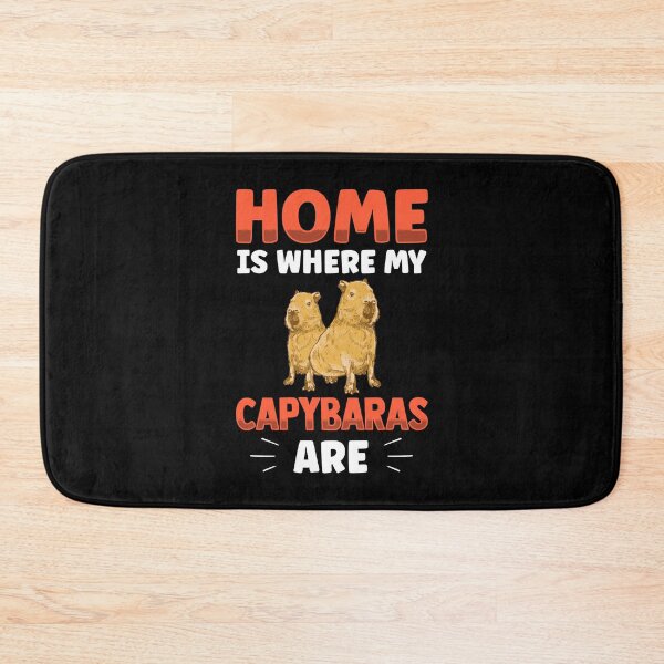 Item preview, Home is where my capybara is capybaras designed and sold by madgrfx.
