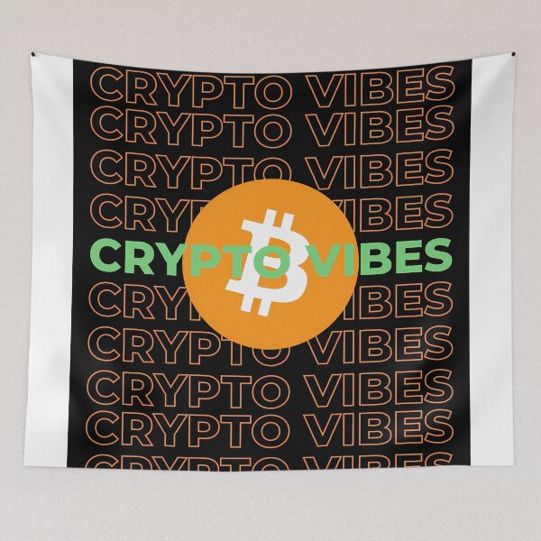 Item preview, Crypto Vibes Bitcoin Vibes designed and sold by JusThink.