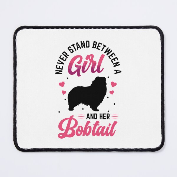 Item preview, Girl with Bobtail Old English Sheepdog designed and sold by madgrfx.