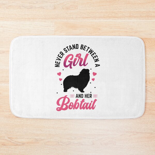 Artikelvorschau, Mädchen mit Bobtail Old English Sheepdog entworfen und verkauft von madgrfx.
