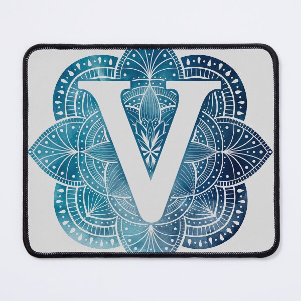 Item preview, Letter V Mandala Monogram designed and sold by BuBuchi.