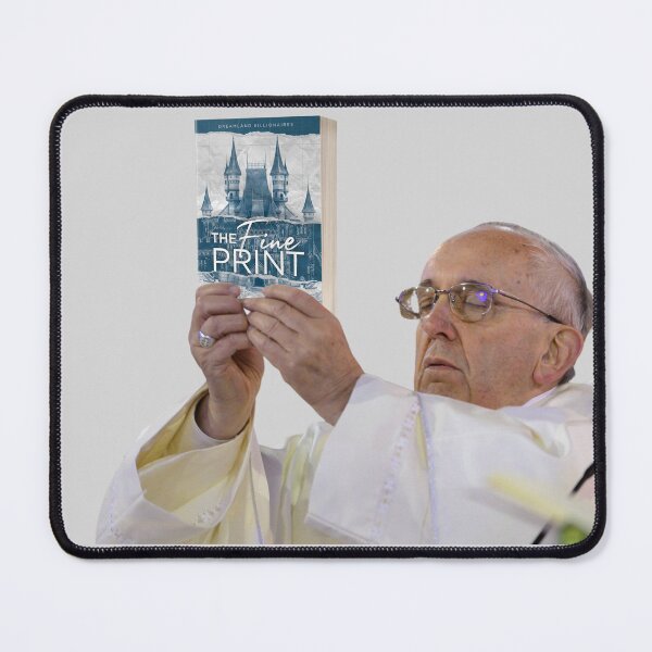 Item preview, The Fine Print Book Pope Meme designed and sold by selmaal.