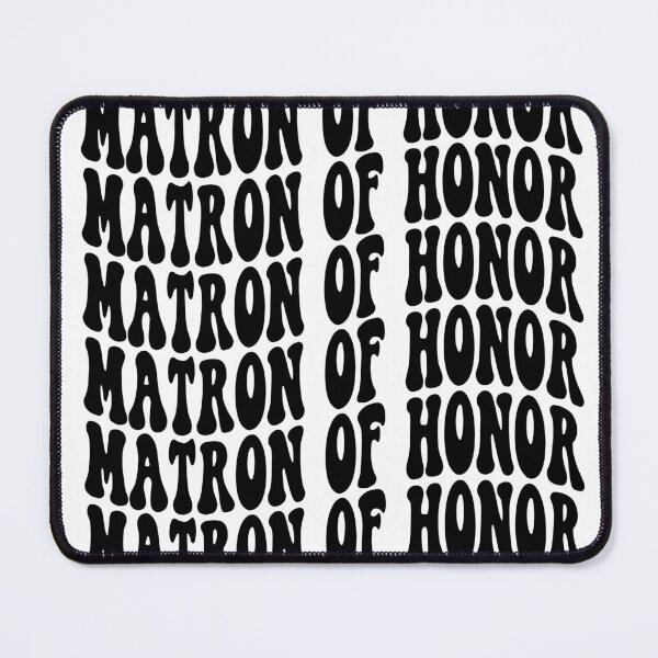 Item preview, Matron of Honor Black Retro Graphic Bridal Party Gifts for Bachelorette Party designed and sold by mysticblvd.