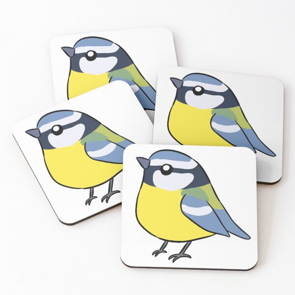 Item preview, Blue tit bird cute illustration  designed and sold by Yarafantasyart.