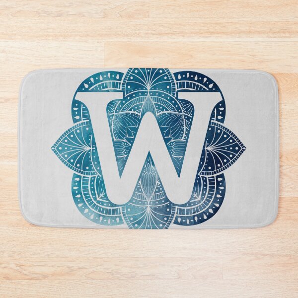 Item preview, Letter W Mandala Monogram designed and sold by BuBuchi.