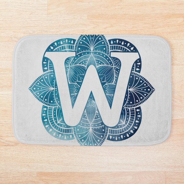 Item preview, Letter W Mandala Monogram designed and sold by BuBuchi.
