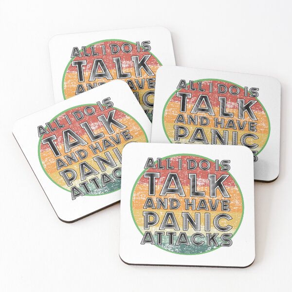 Item preview, All i do is talk and have panic attacks designed and sold by Catsloversdotme.