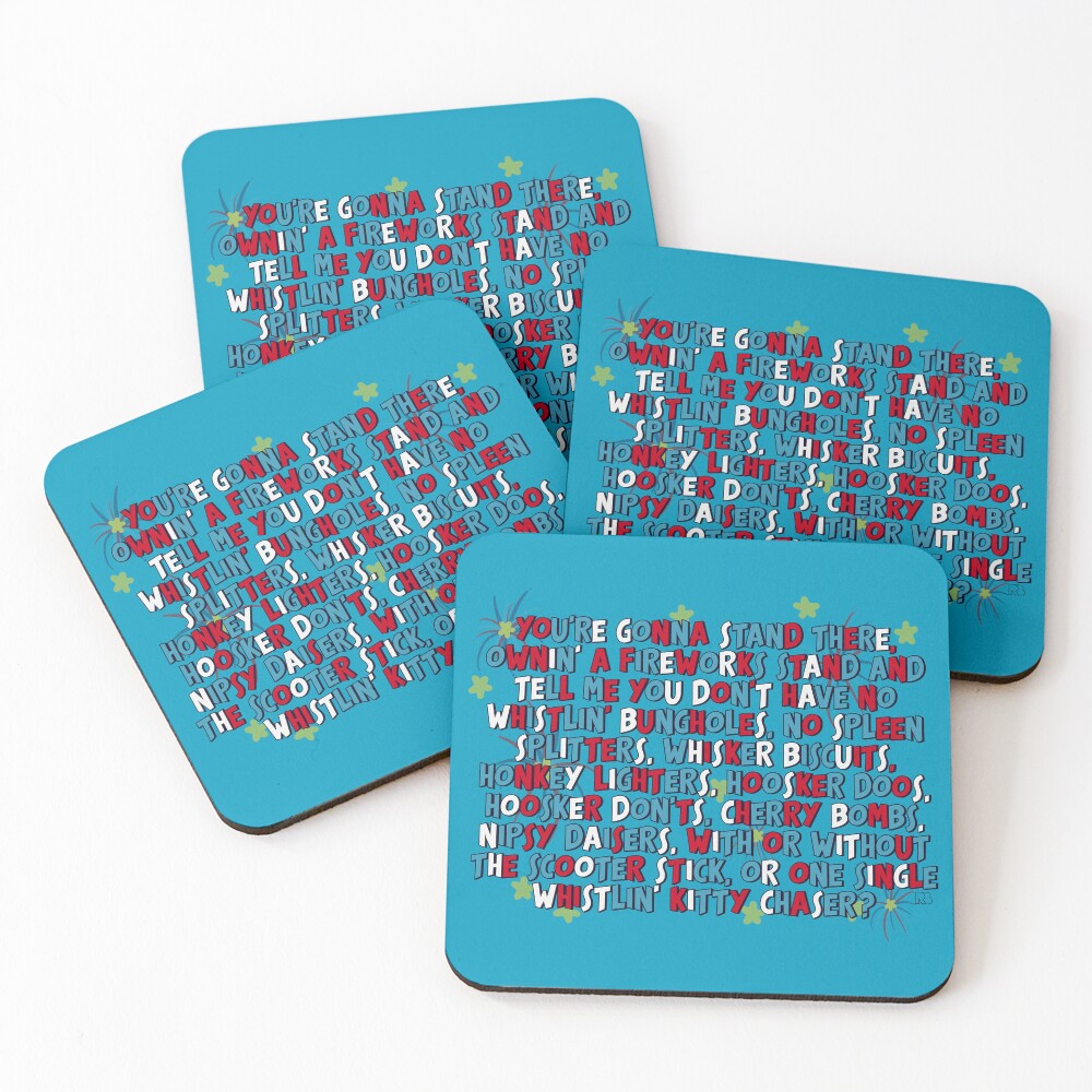 Item preview, Coasters (Set of 4) designed and sold by RooBooCo.