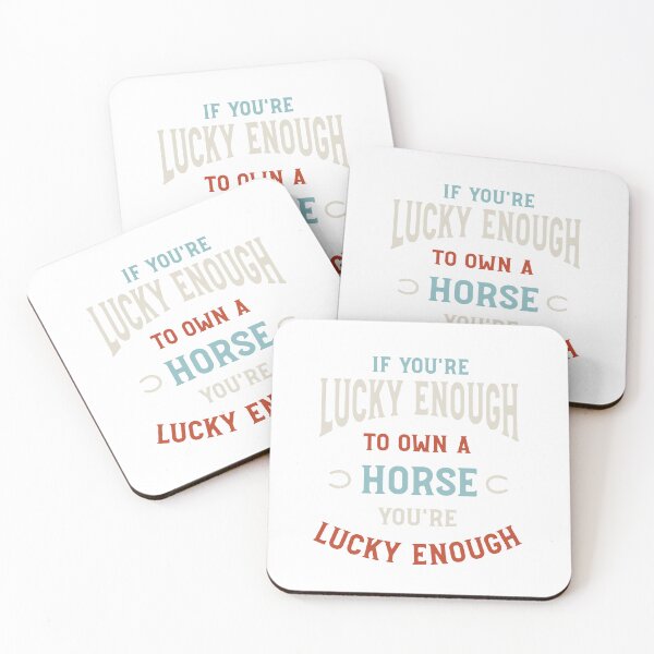 Item preview, Equestrian Lucky Enough to Own a Horse designed and sold by whyitsme.