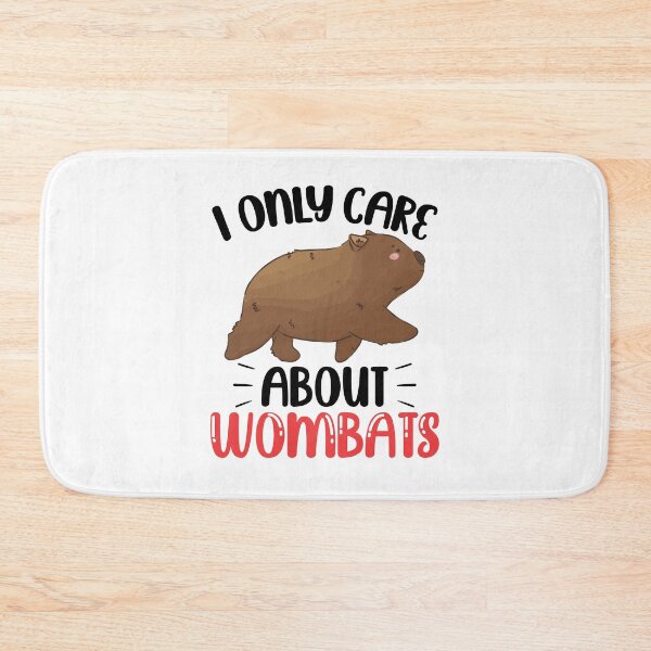 Item preview, Only likes wombat Australia marsupial designed and sold by madgrfx.