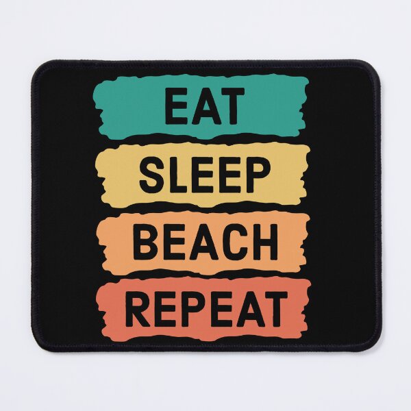 Item preview, "Eat Sleep Beach Repeat" Design | Summer Apparel designed and sold by SimpliText.