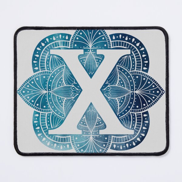 Item preview, Letter X Mandala Monogram designed and sold by BuBuchi.