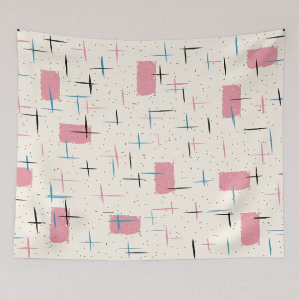 Item preview, Retro Atomic Pink Pattern designed and sold by StrangeLilOnion.