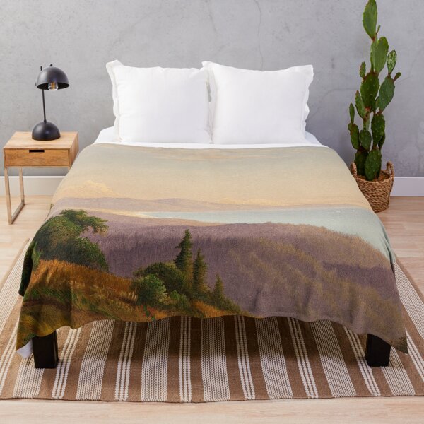 Item preview, Vintage 1874 Ocean Scene Art - Santa Cruz Mountains, Monterey Bay, Pacific Ocean designed and sold by VintageArtRepro.