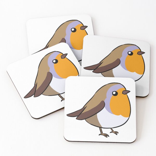 Item preview, European robin bird cute illustration  designed and sold by Yarafantasyart.