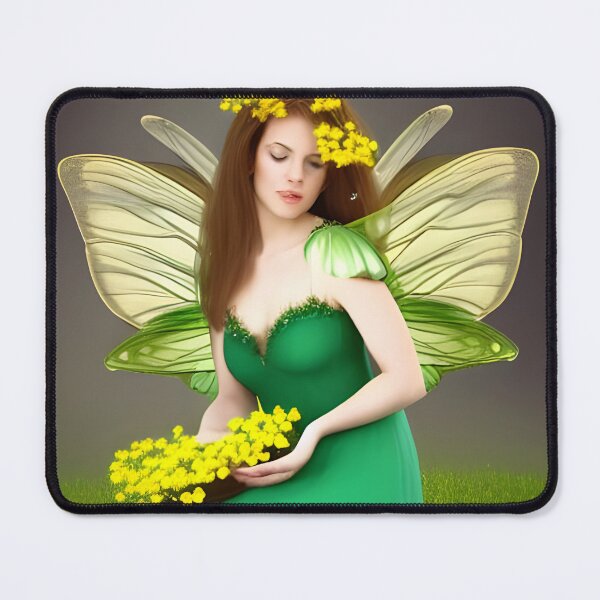 Item preview, Fairy in Green Dress designed and sold by AuroraSpringer.